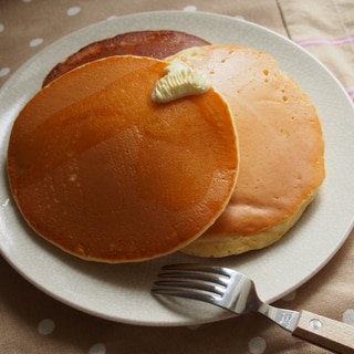 HM要らず！もちもちしっとりホットケーキ